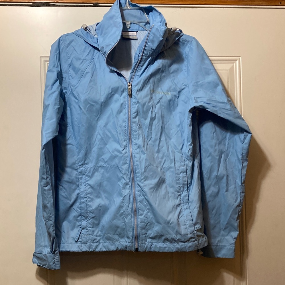 Columbia Sky Blue Hooded‎ Jacket S